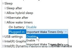 How to Fully Disable Wake Timers in Windows 10
