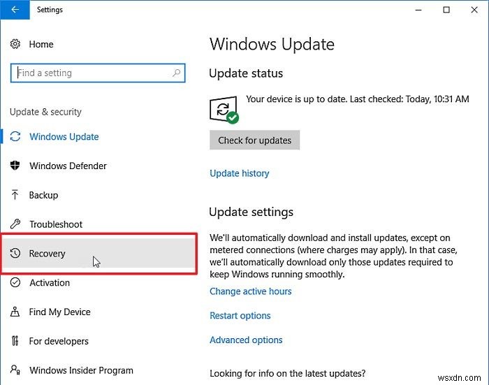 How to Revert to Previous Builds in Windows 10