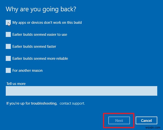 How to Revert to Previous Builds in Windows 10