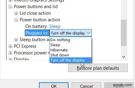 How to Set Your Power Button to Turn Off the Display in Windows 10