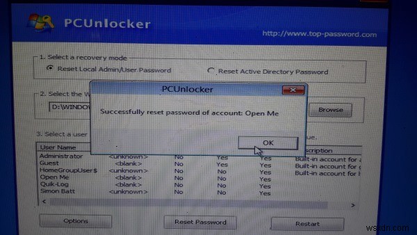 How to Reset Password in Windows 10 and Earlier With PCUnlocker