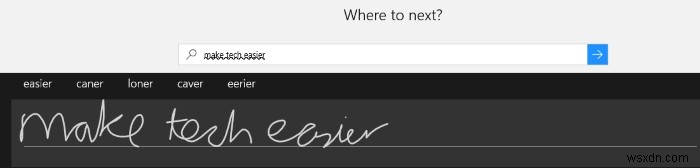 Enable And Use Handwriting Input in Windows 10