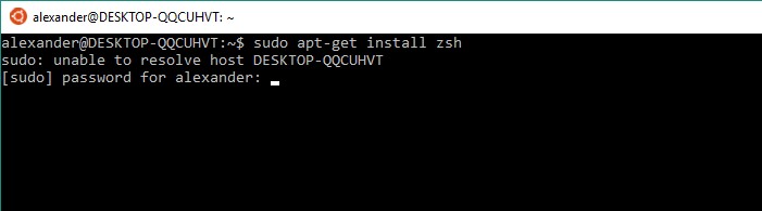 How to Install zsh and Oh My Zsh in Windows 10