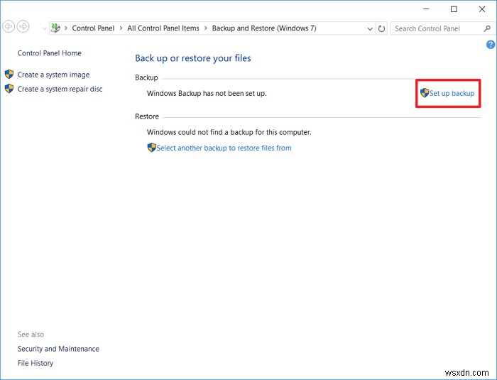 How to Create a Windows 10 Backup to a Network Drive