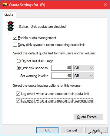 How to Prevent a User from Using All the Hard Drive Space in Windows