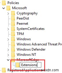 How to Block the Install of Extensions in the Edge Browser