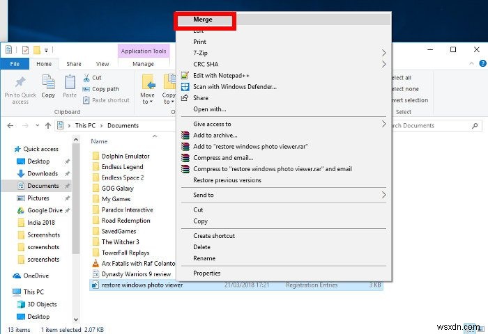 How to Set Windows Photo Viewer as Default in Windows 10