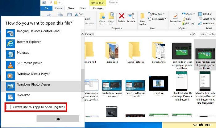 How to Set Windows Photo Viewer as Default in Windows 10