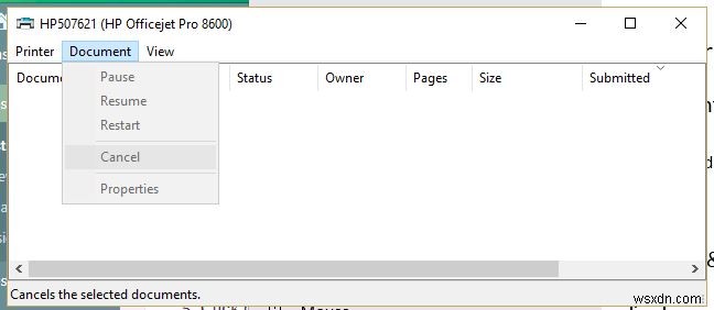 How to Clear the Printer Queue in Windows 10
