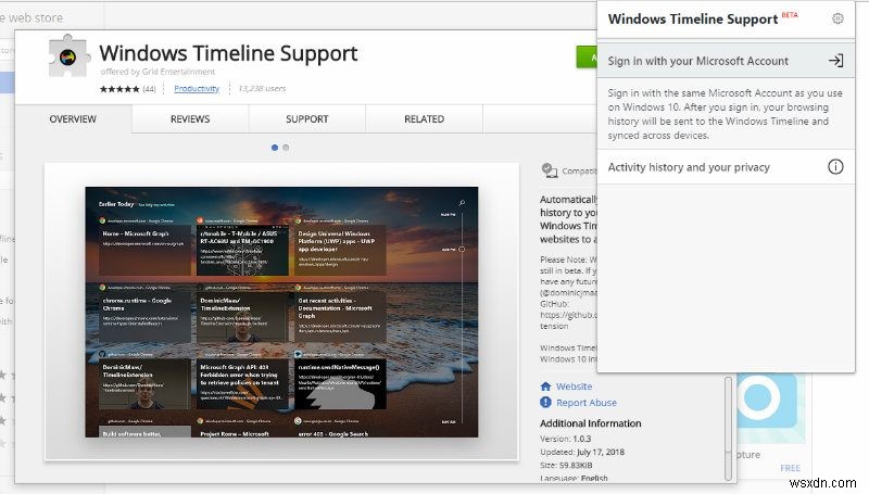 How to Make Windows 10 Timeline Work on FireFox and Chrome