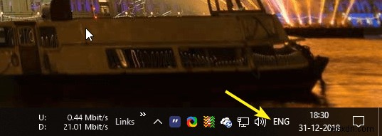 How to Show or Hide Input Indicator and Language Bar in Windows 10