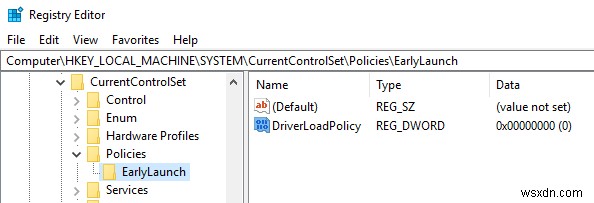 How to Configure Anti-Malware Boot-Start Driver Policy in Windows 10