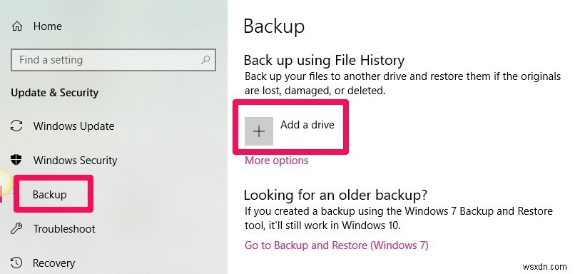 How to Back Up Your Data Using Windows File History