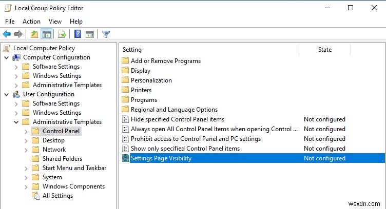 How to Hide Specific Pages in Settings App in Windows 10