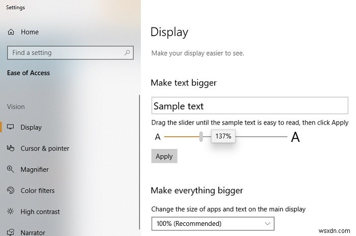 How to Resize Desktop Icons, Fonts and Other Display Items in Windows 10