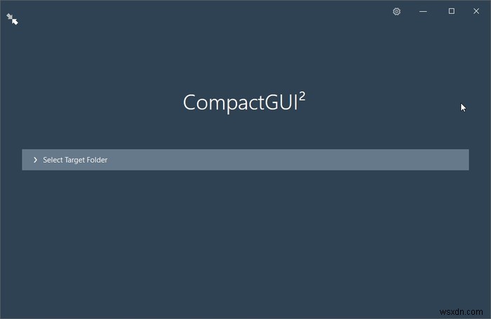 How to Free Up your Hard Disk Space with CompactGUI
