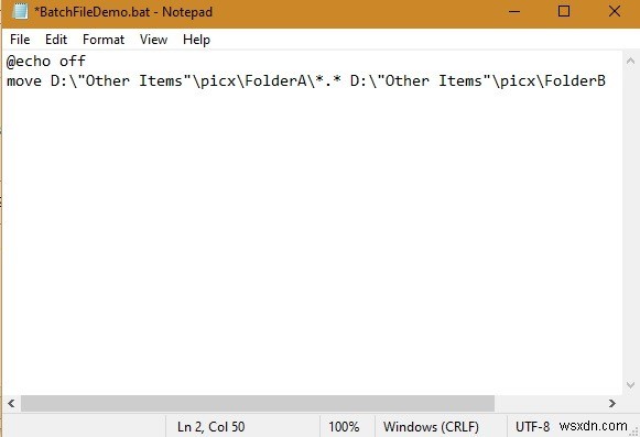 How to Create and Use a Batch File to Move Multiple Files in Windows 10