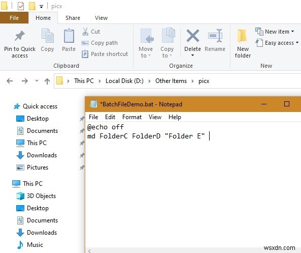 How to Create and Use a Batch File to Move Multiple Files in Windows 10
