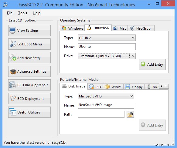 How to Configure the Boot Menu of Windows with EasyBCD
