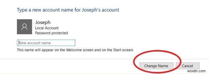 How to Change Your Display Name on Windows 10