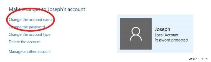 How to Change Your Display Name on Windows 10