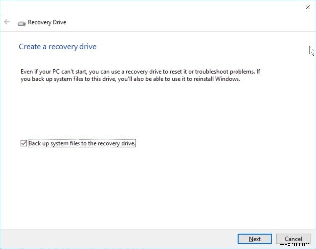 How to Create a Windows 10 Recovery Drive