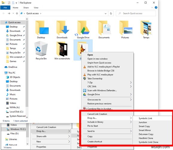 How to Create Symbolic Links (Symlink) in Windows 10