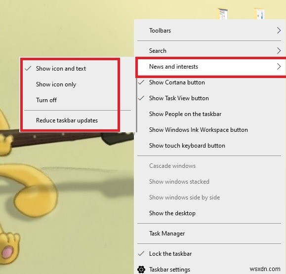 How to Set Up Windows 10 Taskbar News and Interests Widget