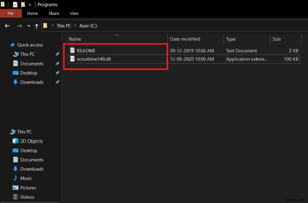 How to Fix “VCRUNTIME140.dll Is Missing” Error in Windows 10