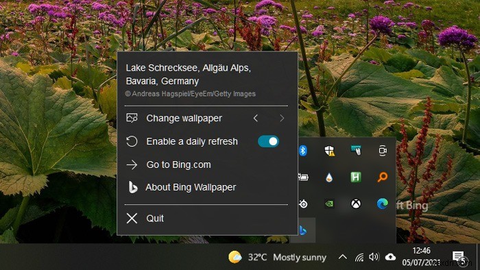 How to Set Daily Bing Wallpaper as Your Windows Desktop Background
