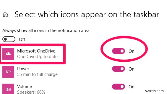 How to Restore Missing OneDrive Icon on Taskbar in Windows 10