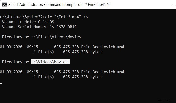Find and Open Files Using Command Prompt in Windows