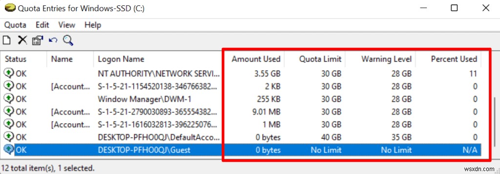 How to Set Disk Quotas for Users in Windows 11