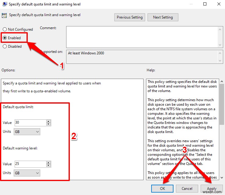 How to Set Disk Quotas for Users in Windows 11