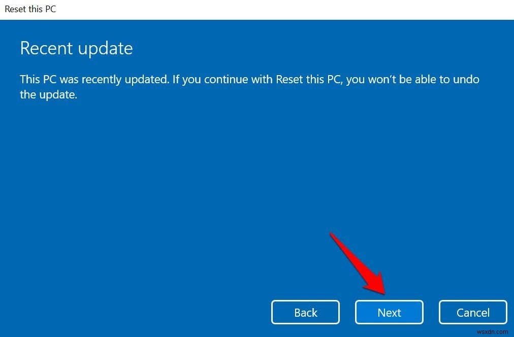 How to Factory Reset Windows 11