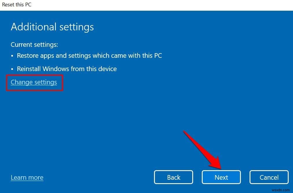 How to Factory Reset Windows 11