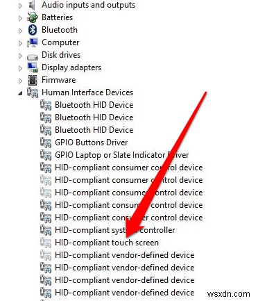 How to Disable Touch Screen in Windows 10