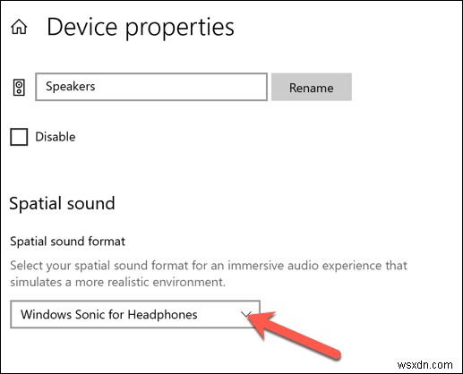 How to Set up Windows Sonic for Headphones on Windows 10