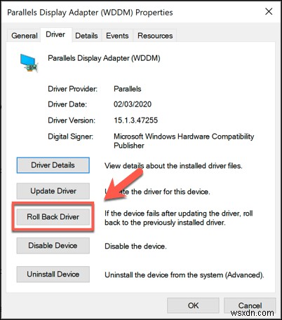 How To Roll Back A Driver In Windows 10