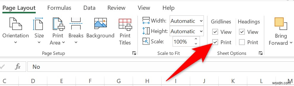 How to Remove Gridlines in Excel