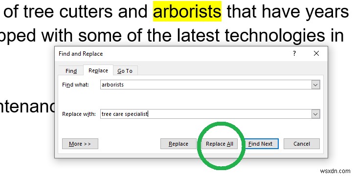 How to Find and Replace Words in MS Word and Google Docs