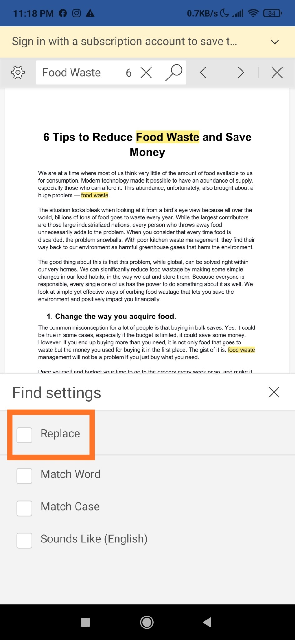 How to Find and Replace Words in MS Word and Google Docs