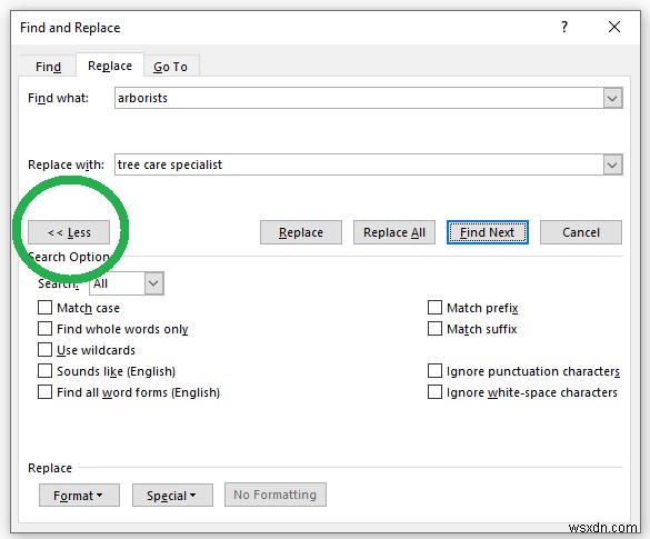 How to Find and Replace Words in MS Word and Google Docs