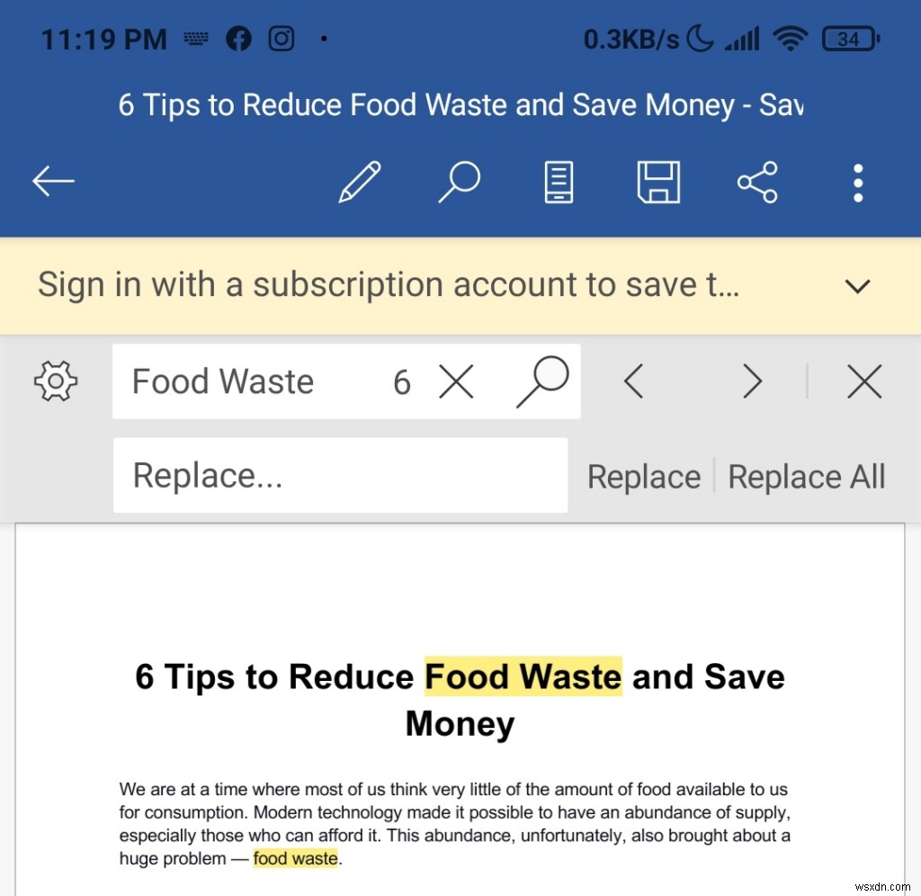 How to Find and Replace Words in MS Word and Google Docs