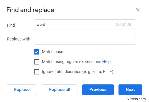 How to Find and Replace Words in MS Word and Google Docs