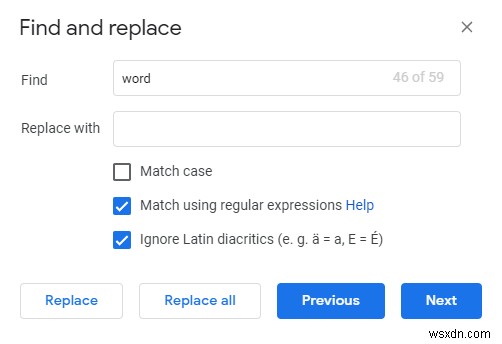 How to Find and Replace Words in MS Word and Google Docs