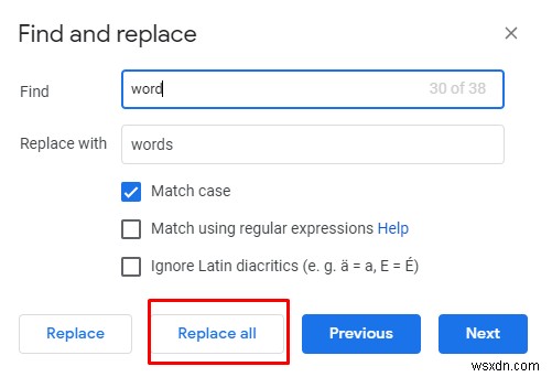 How to Find and Replace Words in MS Word and Google Docs