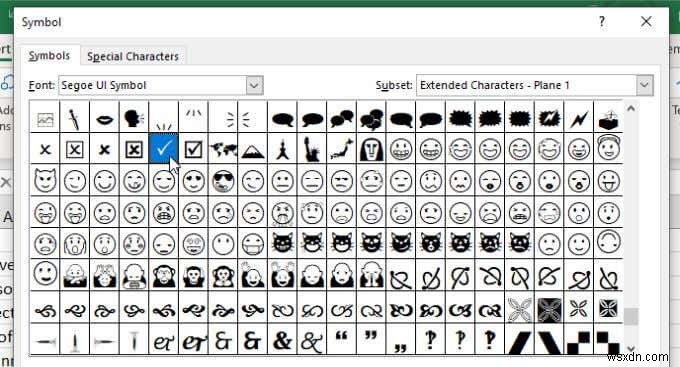 4 Ways to Use a Check Mark in Excel