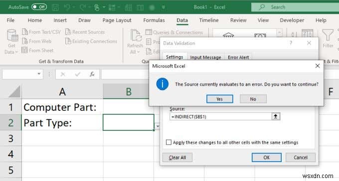 How to Create Multiple Linked Drop Down Lists in Excel
