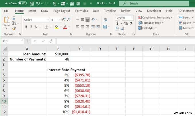 How To Use The PMT Function In Excel
